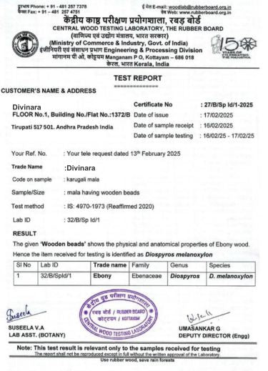 Divinara™ Premium Original Karungali Malai